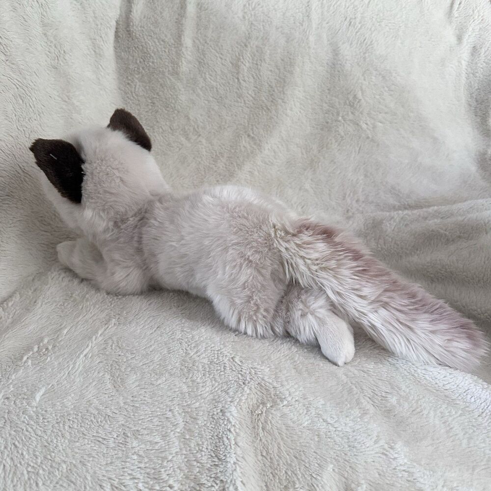 Cu-Mate Ragdoll Kitty Cat Plush Persian Siamese Realistic Stuffed Animal 14" - Picture 3 of 6